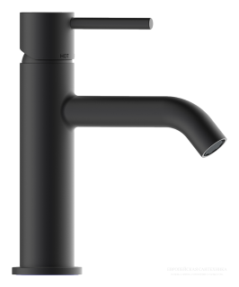 Смеситель для раковины Bossini Teo-M Z00701.073 чёрный матовый